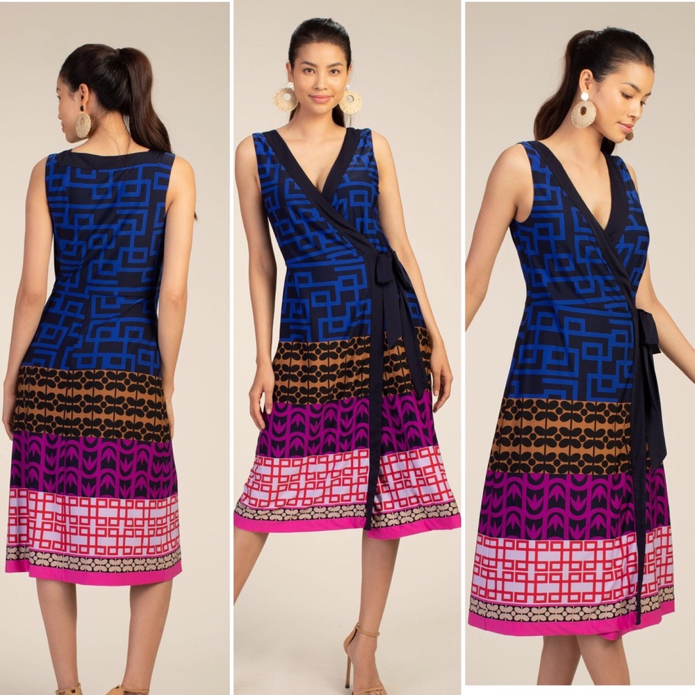 TRINA TURK-Krisel Wrap Dress-NWT-Sz 2